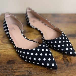 Polka Dot Dress Flats